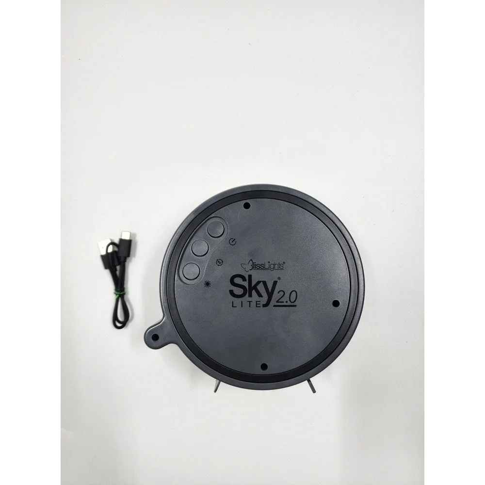 BlissLights Sky Lite 2.0 Laser Galaxy Projector LED Nebula Cloud Star Light Gray